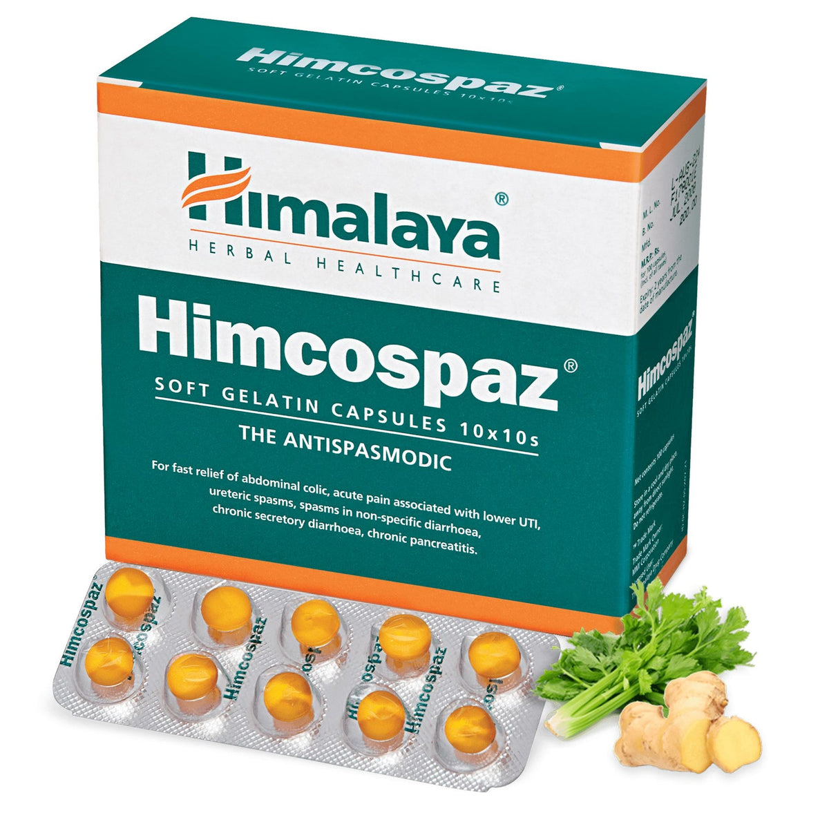 Himalaya Himcospaz For Fast Relief Of Abdominal Colic & Pain  | 100 Capsules