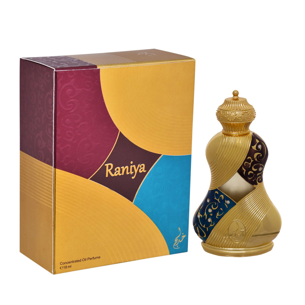 Khadlaj Raniya Concentrated Perfume Oil Attar 18ml 0.6 Fl.oz. For Men & Women | Long Lasting