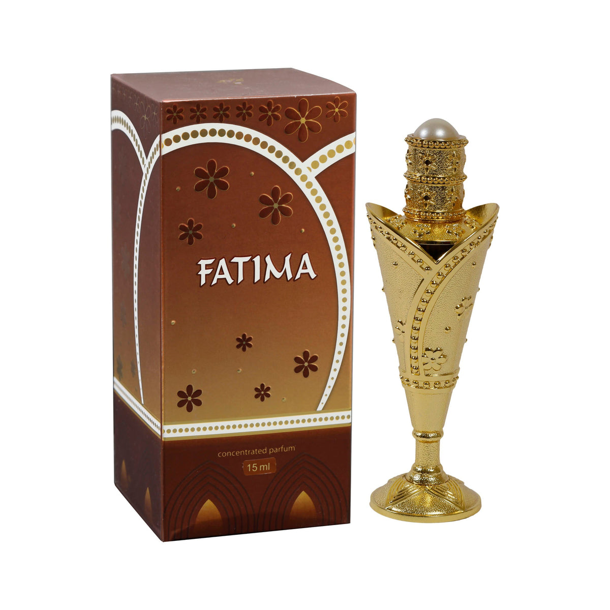 Khadlaj Fatima Concentrated Perfume Oil Attar 15ml 0.5 Fl.oz. For Men & Women | Alcohol Free