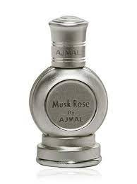 Ajmal Musk Rose 12ml 0.4 Fl.oz. & Aurum Cp 10ml 0.3 Fl.oz. For Men & Women Floral Attar | Pack Of 2