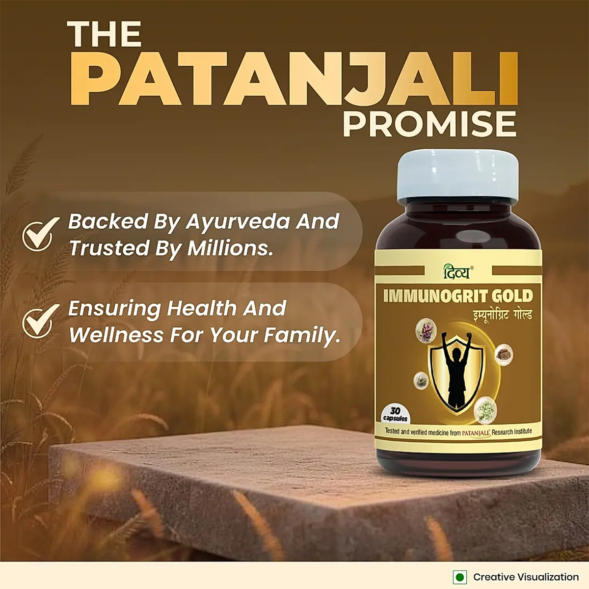 Patanjali Divya Immunogrit Gold Capsule 30 N 18gm