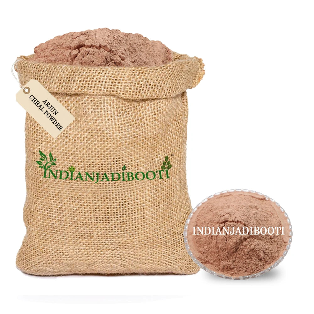 Indianjadibooti Arjuna Chaal Powder, Arjun Chhal Powder, Terminalia Arjun, Antioxidant & Lipid Level Lowering Properties For Healthy Living | 900gm 1.9lbs
