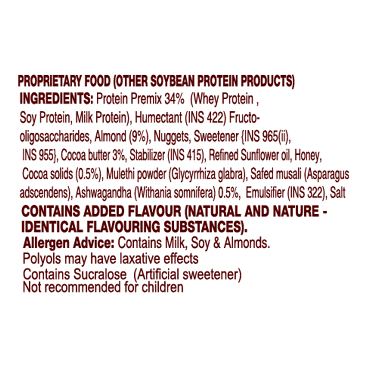 Patanjali Classic Herbal Protein Bar, With Rich In Omega 3 Fatty Acids, 35gm