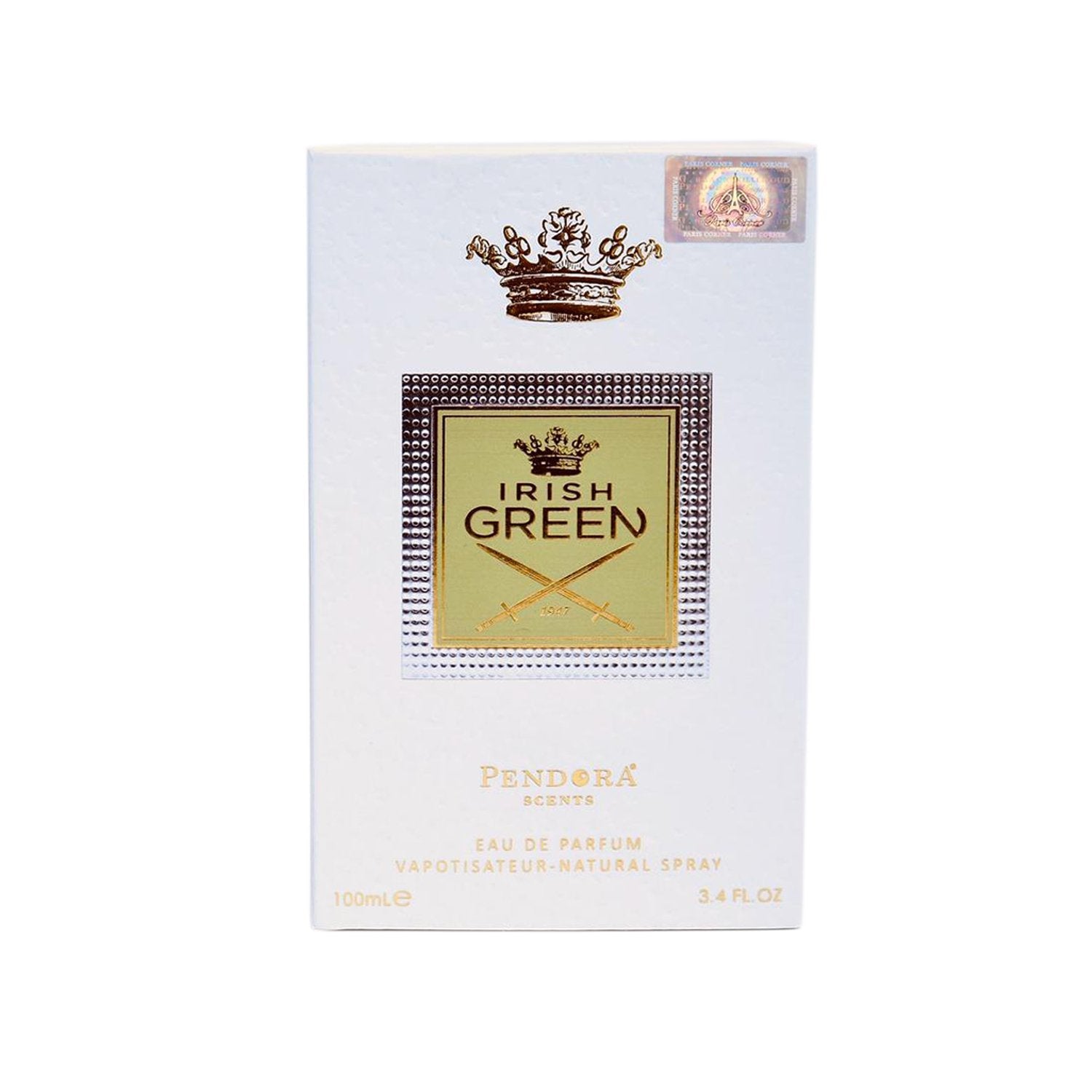 Pendora Scents Irish Green 1947 Eau De Parfum 100ml 3.4 Fl.oz. Birthday Gift For Husband | Long Lasting