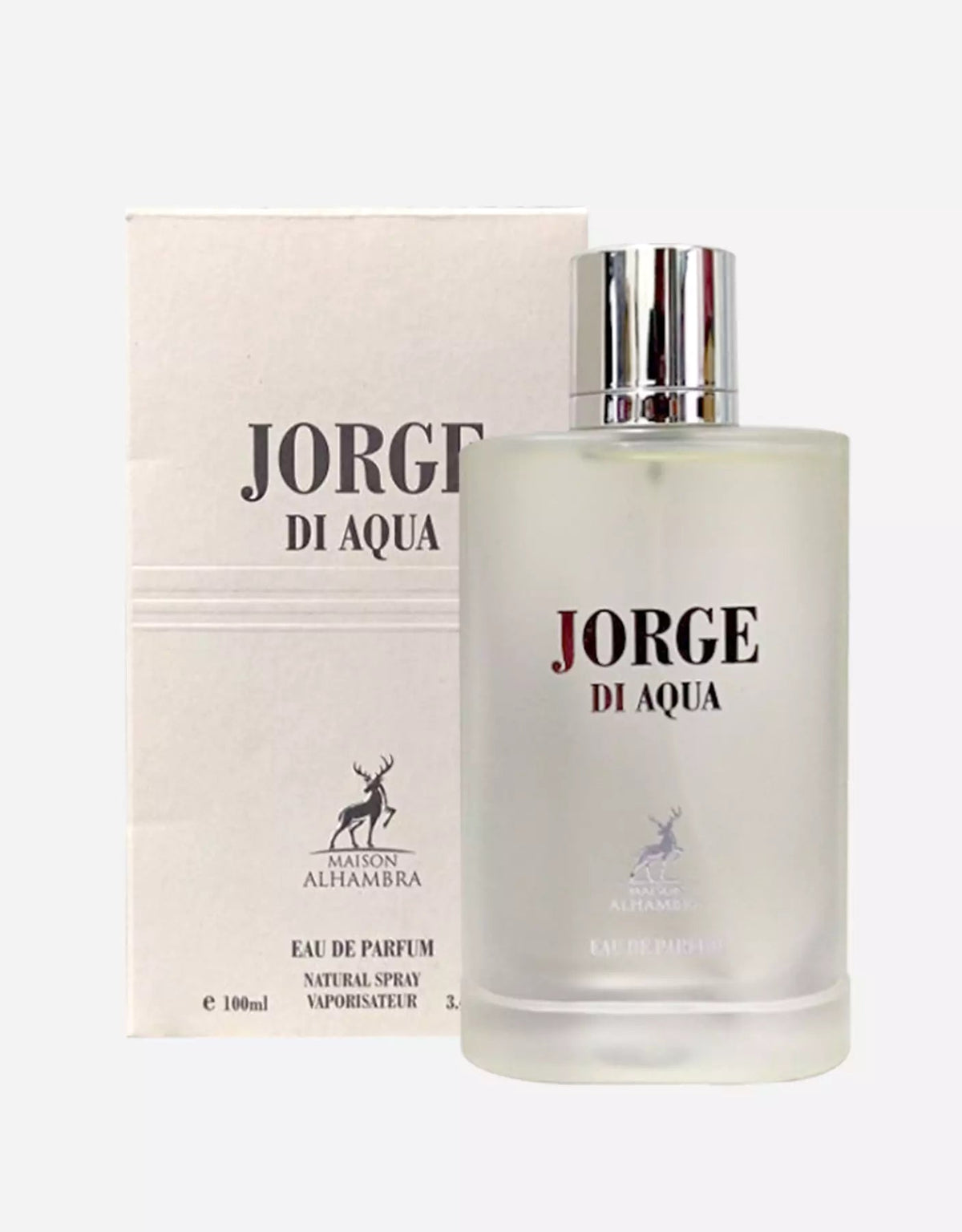 JORGE DI AQUA BY MAISON ALHAMBRA EAU DE PARFUM FOR UNISEX 100ML 3.4 FL.OZ.