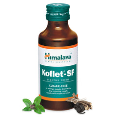 Himalaya Koflet Sf Linctus Quick Relief From Dry Cough, Licorice & Holy Basil, Sugar Free | 100ml