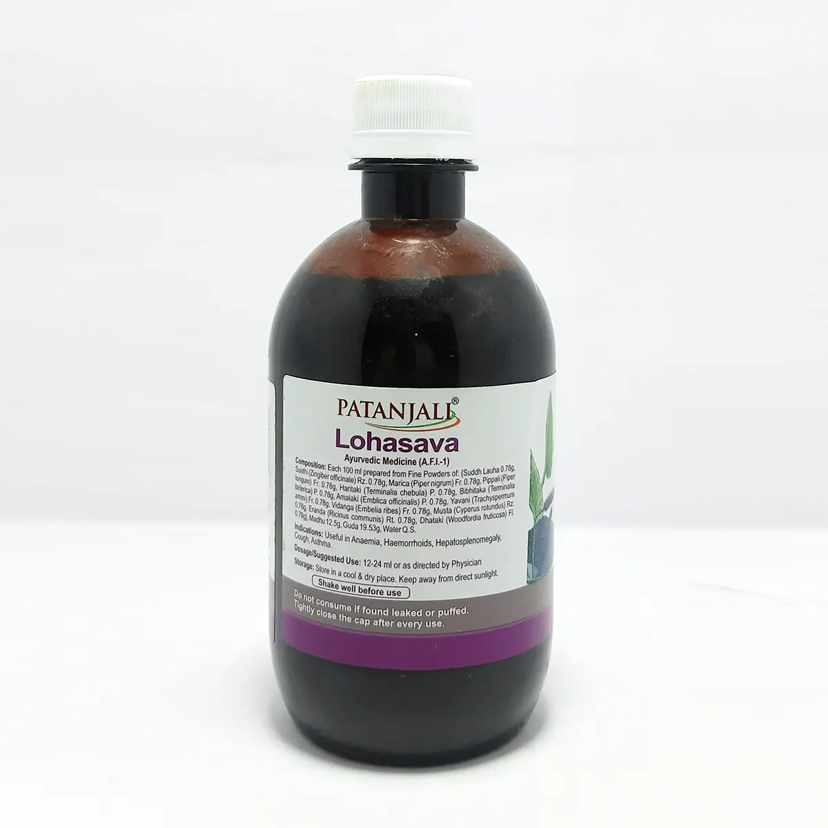 Patanjali Lohasava (L), With Haritaki (Terminalia Chebula) | 450ml