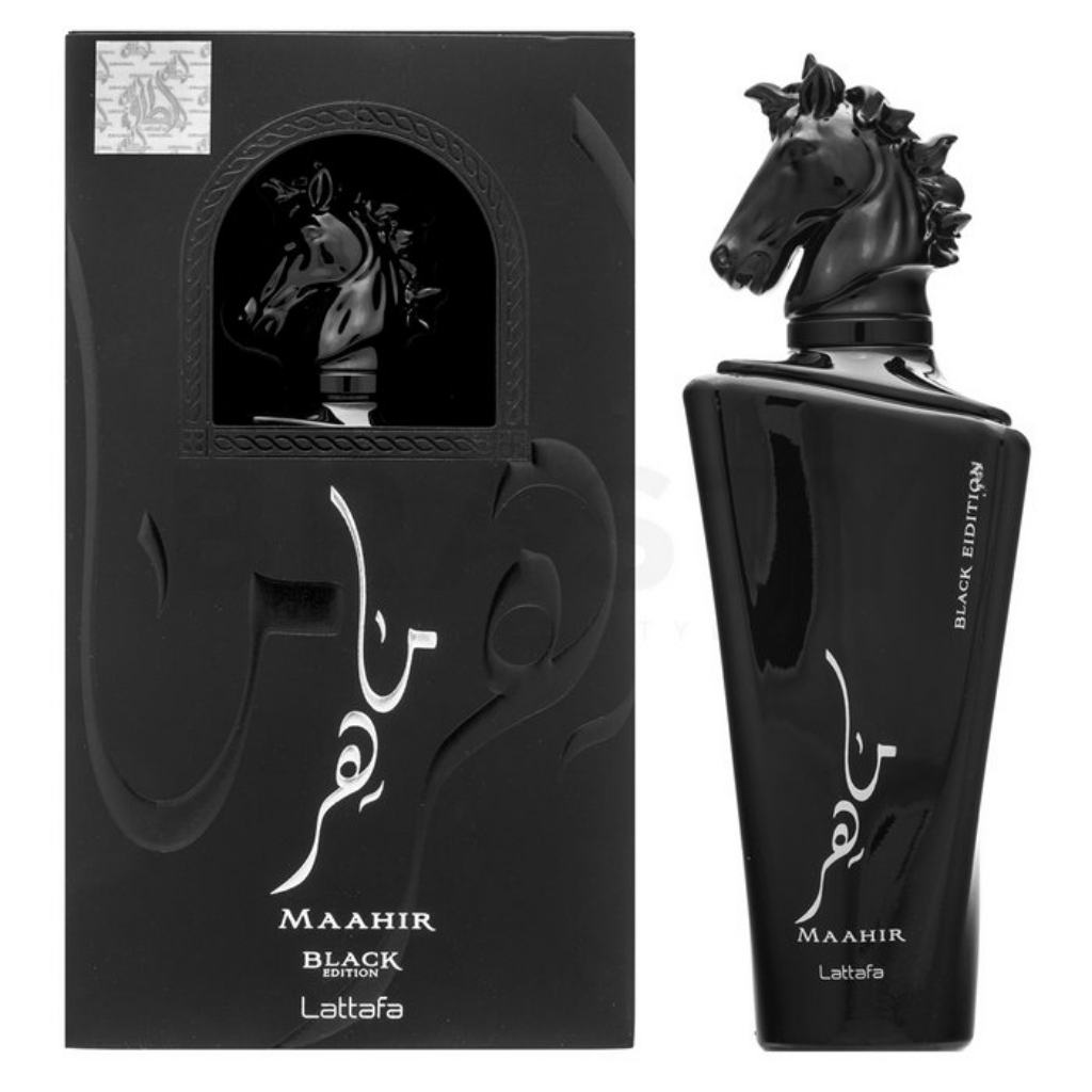 Lattafa Maahir Black Edition Eau De Parfum 100ml 3.4 Fl.oz. For Men & Women | Luxury Fragrance