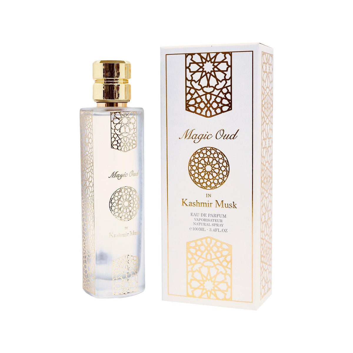 Magic Oud In Kashmir Musk Eau De Parfum 100ml 3.4 Fl.oz. Unisex Fragrance | Long Lasting