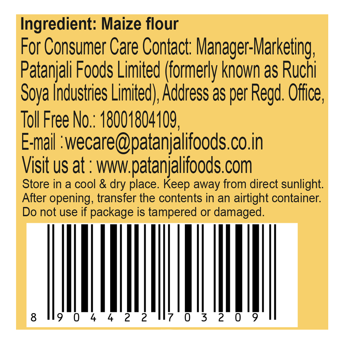 Patanjali Makka Atta (Maize Atta) 1kg