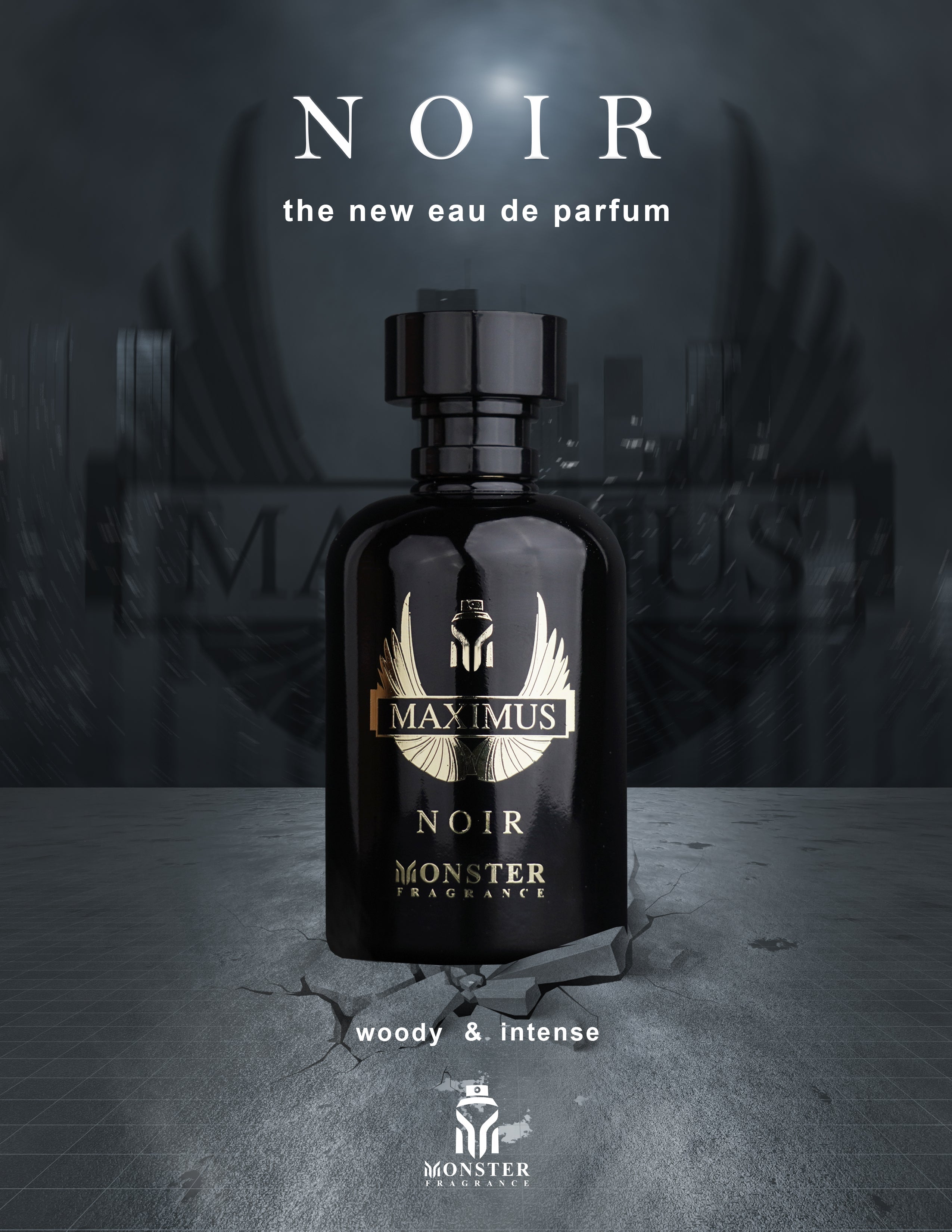 Pendora Scents Maximus Noir Eau De Parfum 100ml 3.4 Fl.oz. Unisex Fragrance | Long Lasting | Birthday Gift