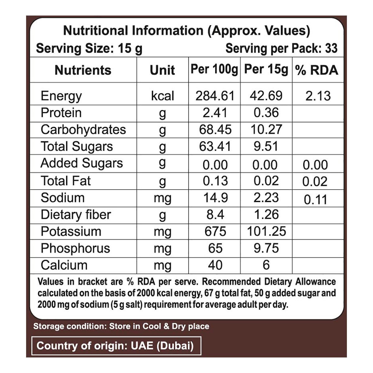 Patanjali Dates (Medjool) 500gm