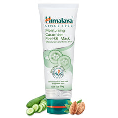 Himalaya Moisturizing Cucumber Peel-Off Mask, With The Goodness Of Cucumber, Almond & Turmeric | 50gm