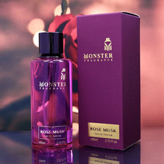 Monster Series Rose Musk Monster Eau De Parfum 80ml 2.72 Fl.oz. Unisex Fragrance | Long Lasting