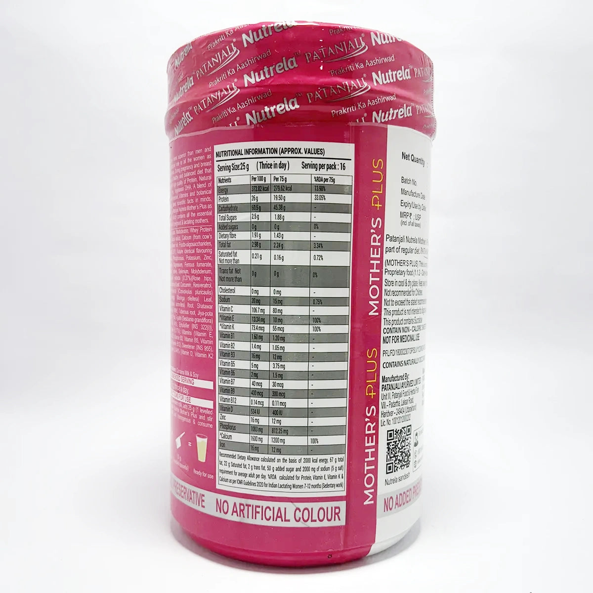Patanjali Nutrela Mothers Plus Powder, With High In Protein, 400gm