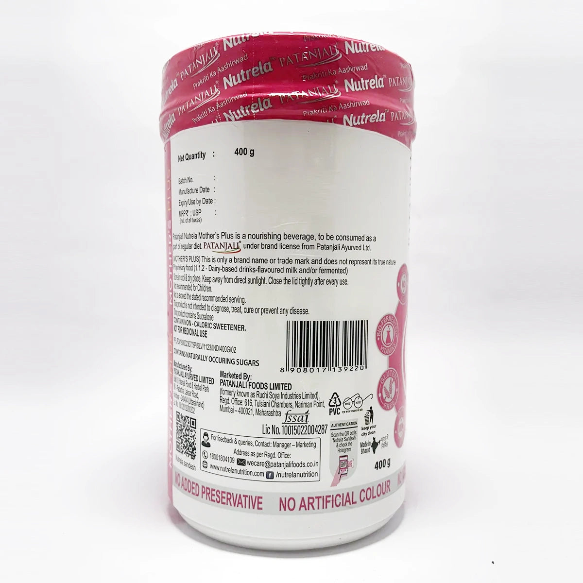 Patanjali Nutrela Mothers Plus Powder, With High In Protein, 400gm