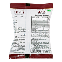 Patanjali Muesli Fruit & Nut 30gm