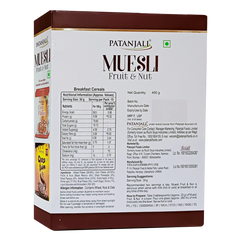 Patanjali Muesli Fruit & Nut 450gm