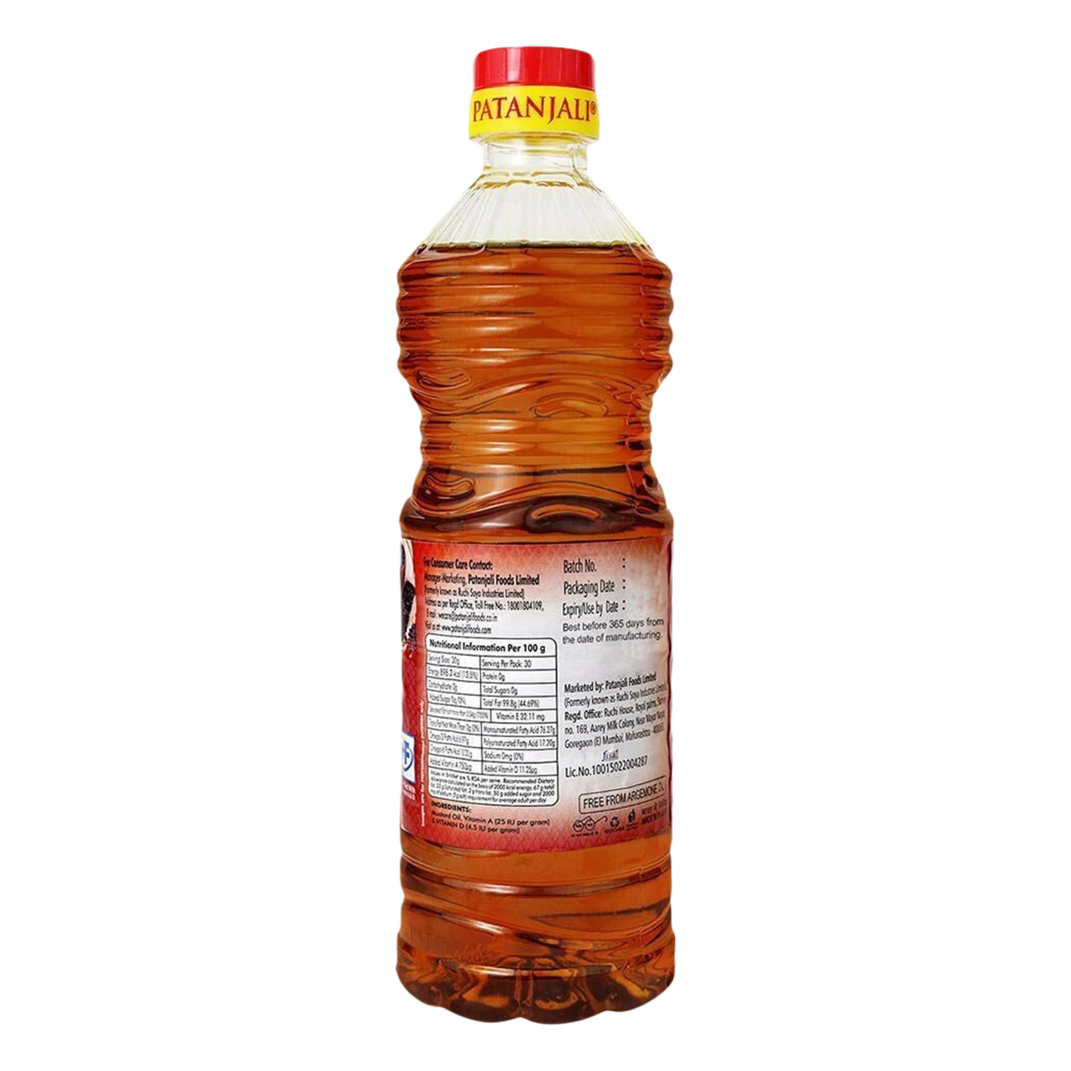 Patanjali Kachi Ghani Mustard Oil 500ml