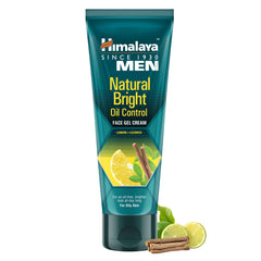 Himalaya Men Natural Bright Oil Control Face Gel Cream, For An Oil-Free, Brighter Look All Day Long | 50gm