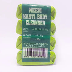 Patanjali Neem Kanti Body Cleanser, With Nourishing & Glorifying The Skin, 180gm