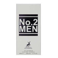 NO. 2 MEN BY MAISON ALHAMBRA EAU DE PARFUM 80ML 2.7 FL.OZ. MEN FRAGRANCE