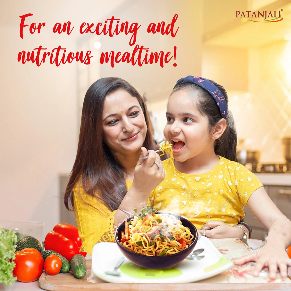 Patanjali Atta Noodles Classic - Family Pack 240gm