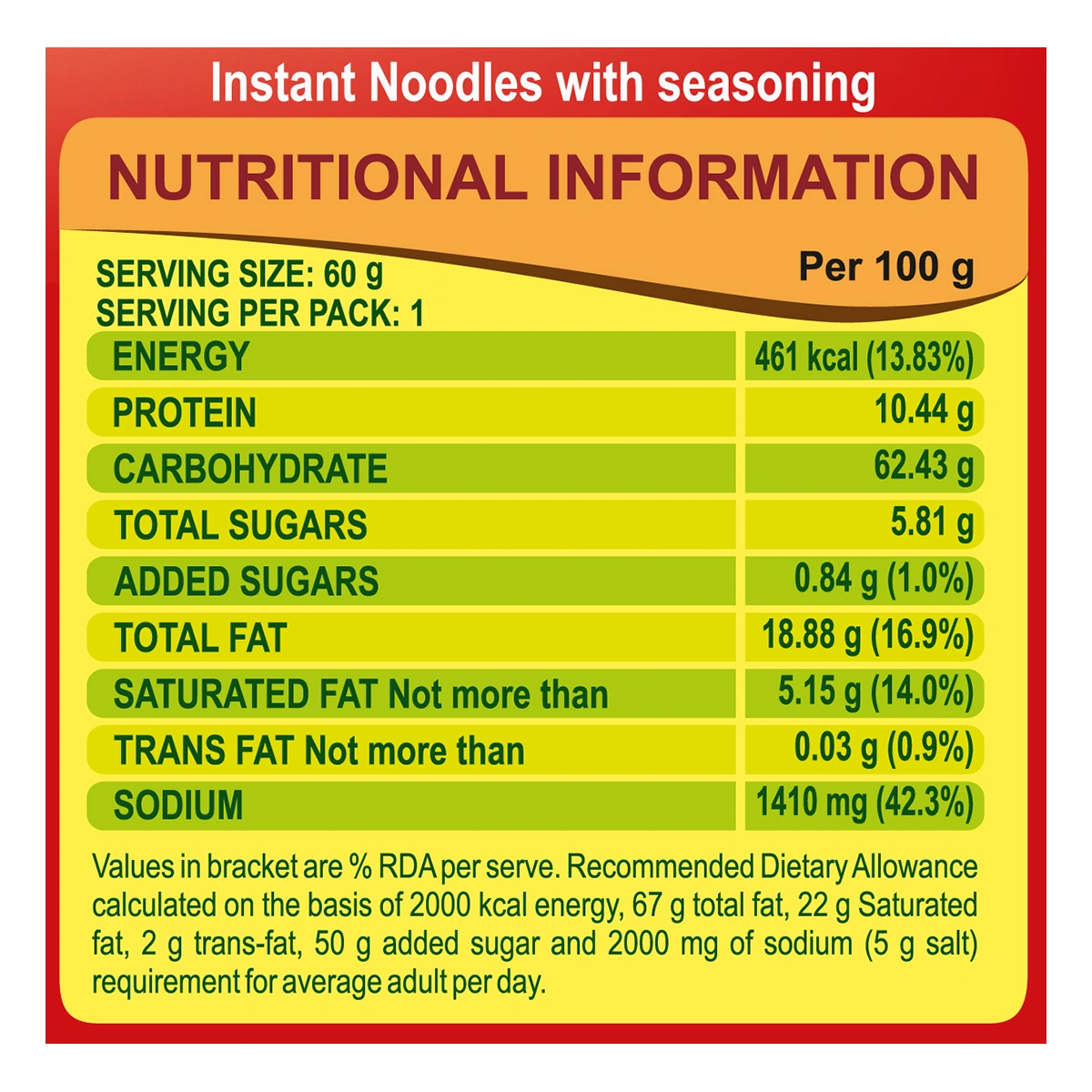 Patanjali Atta Noodles Chatpata 60gm