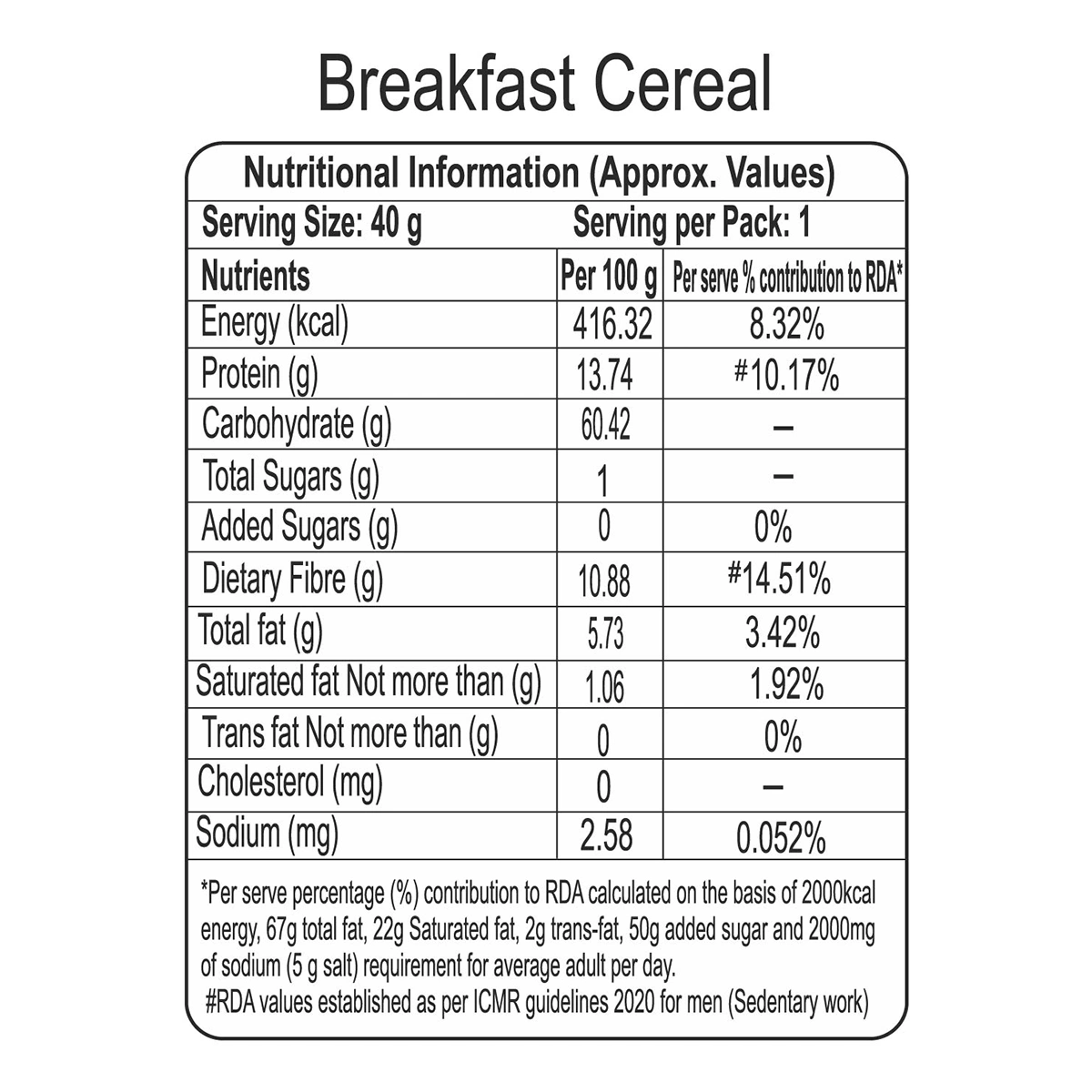 Patanjali Oats 40gm