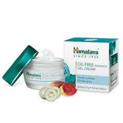 Himalaya Oil-Free Radiance Gel Cream, Gently Hydrates For An Oil-Free Glow | 50gm