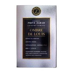 Prive Zarah Ombre De Louis Extrait De Parfum 80ml 2.7 Fl.oz. Unisex Fragrance | Long Lasting | Daily Wear