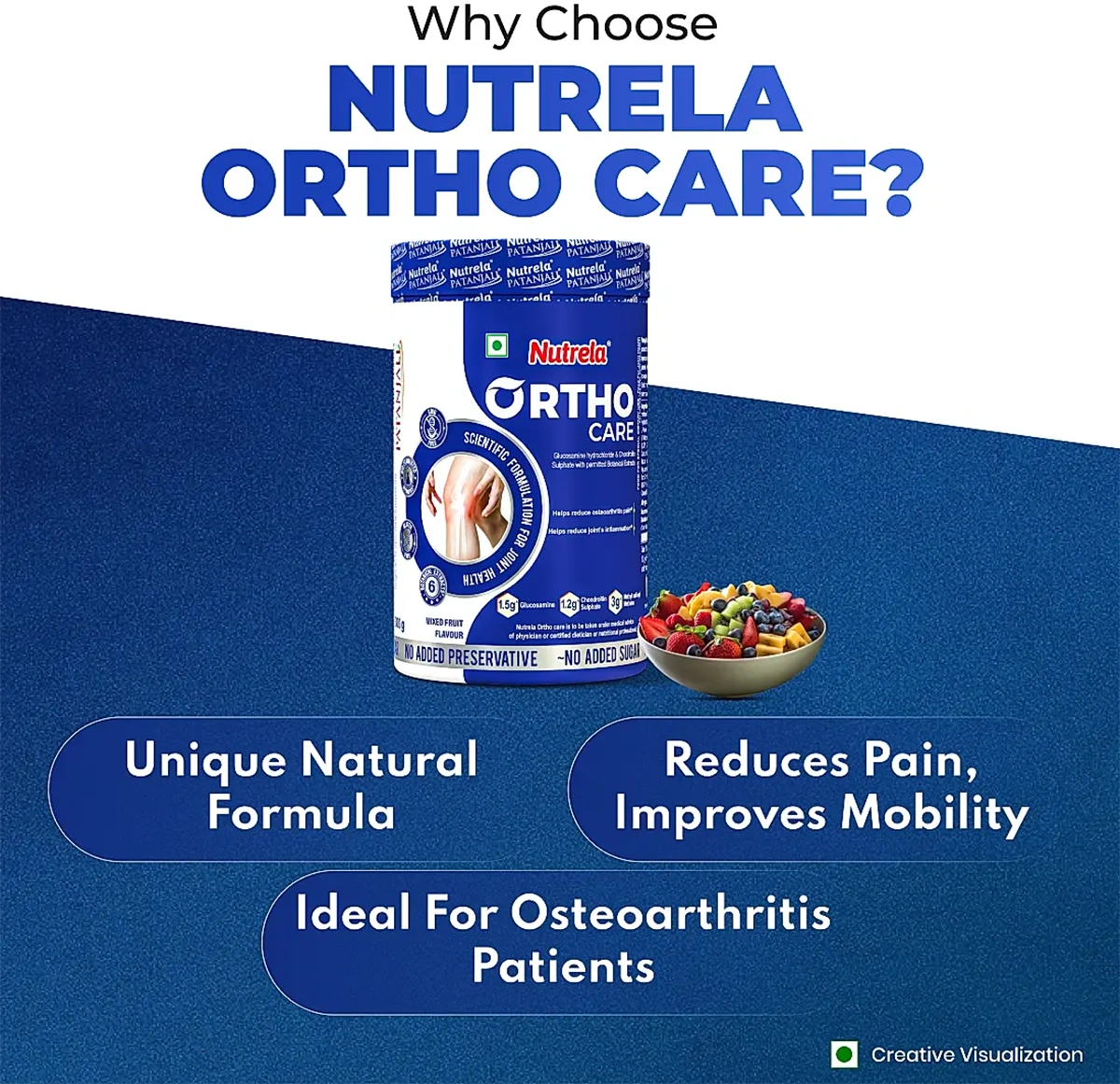 Patanjali Nutrela Orthocare Powder, With Ingredients Of Healthier Joints, 300gm