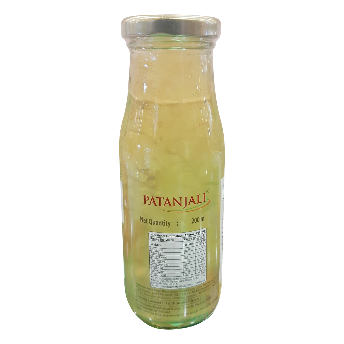 Patanjali Pineapple Aloe Chunk Drink 200ml