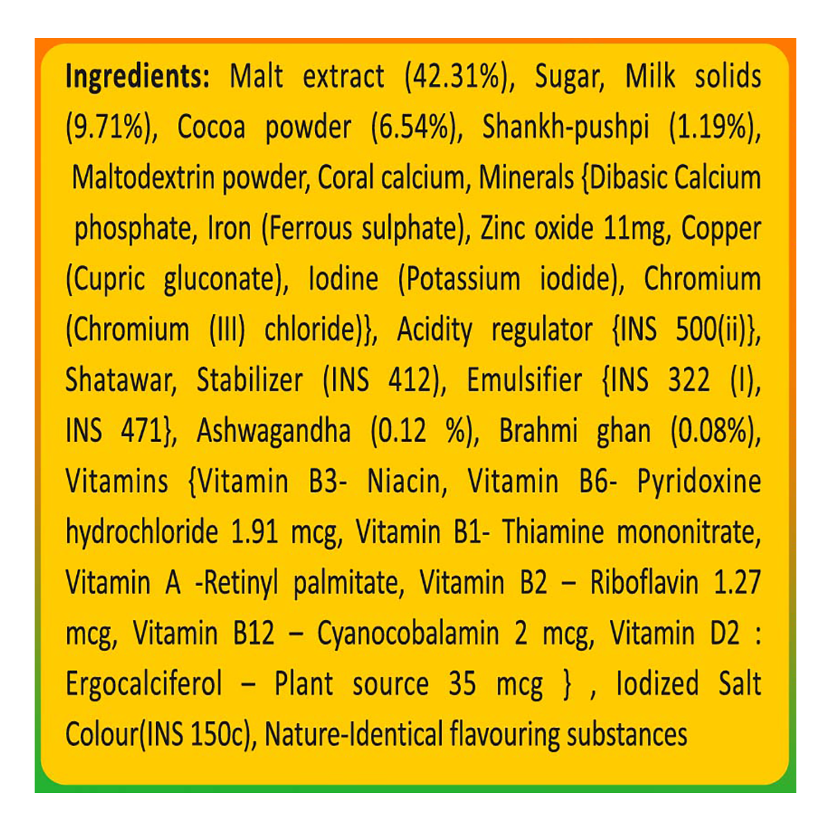 Patanjali Herbal Powervita Plus - Refill 500gm