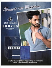 John Phillips Luxury Frozen 100ml 3.4 Fl.oz. & Aftershave 50ml 1.6 Fl.oz. Eau De Perfume Pack Of 2 For Men