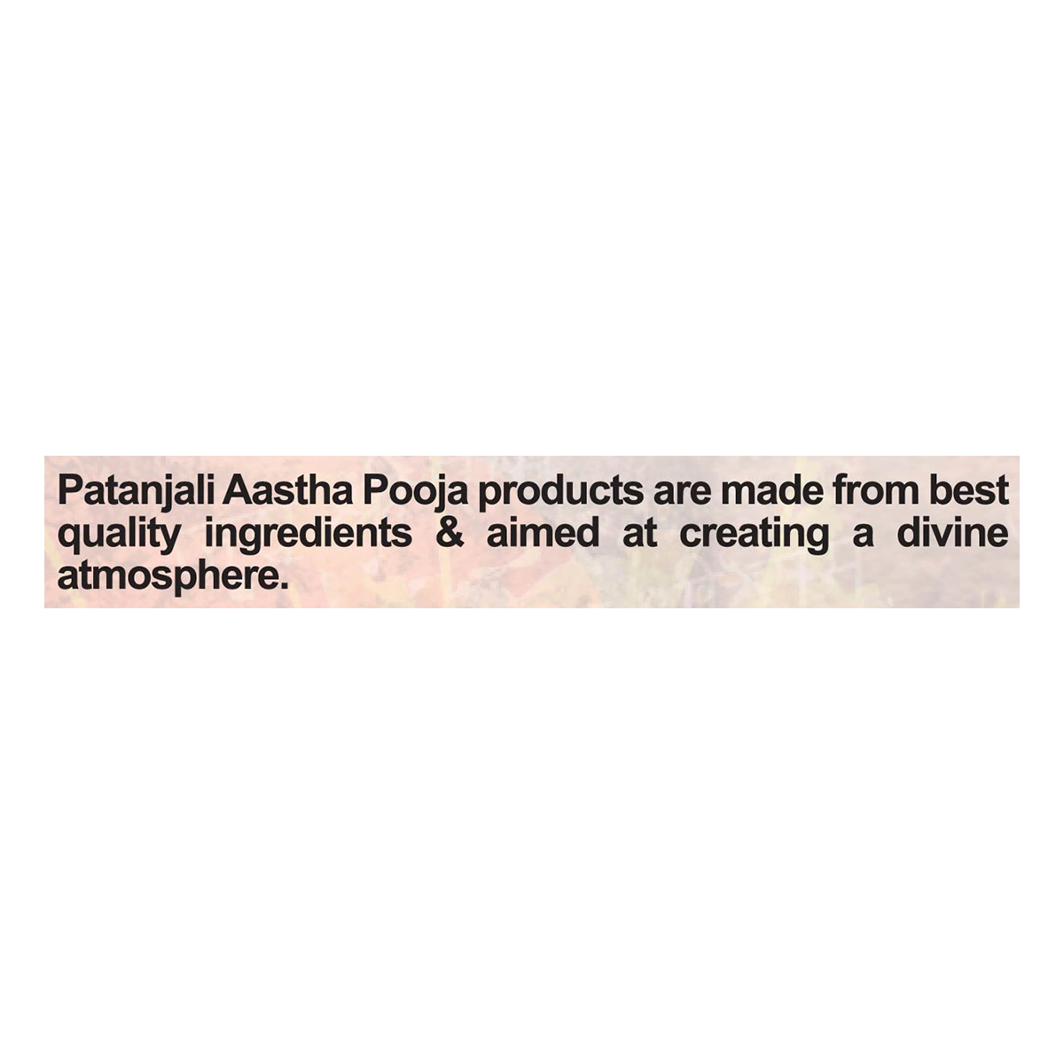 Patanjali Aastha Bambooless Agarbati Rama, With Exquisite, Soothing & Long Lasting Aroma | 80gm