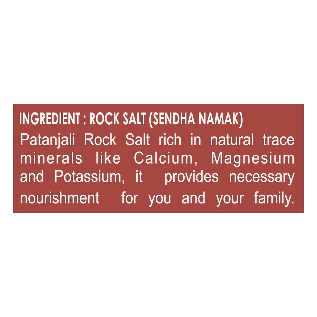 Patanjali Sendha Namak (Rock Salt) 200gm
