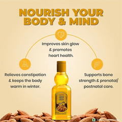 Patanjali Roghan Badam Shirin, Energizing Brain & Increases Strength, Providing Nutrition, 150ml