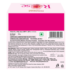 Patanjali Rose Body Cleanser, With Cleanse Gently, Soothes & Provide Soft And Supple Skin 125gm