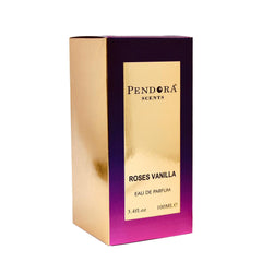 Pendora Scents Roses Vanilla Eau De Parfum 100ml 3.4 Fl.oz. Women Fragrance | Long Lasting Daily Wear