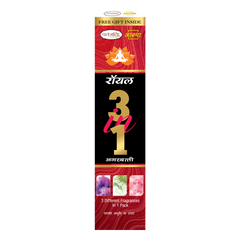 Patanjali Aastha Royal 3 In One Agarbatti, With Exquisite, Soothing, Lasting Aroma | 16gm