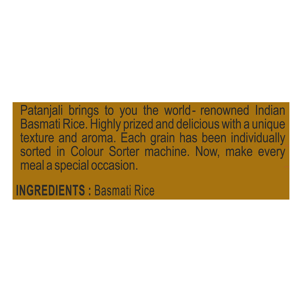 Patanjali Rozana Basmati Rice 1kg