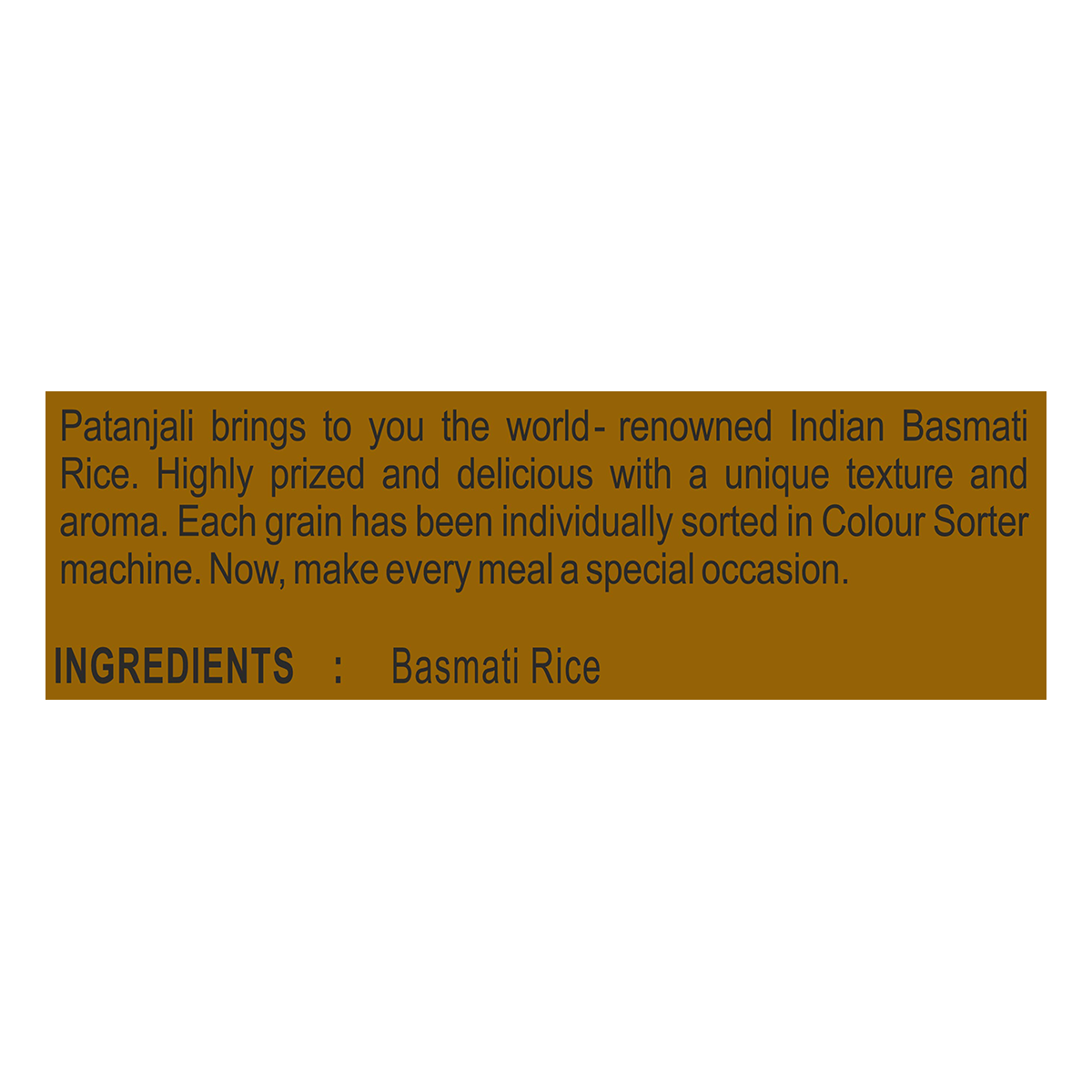 Patanjali Rozana Basmati Rice 5kg