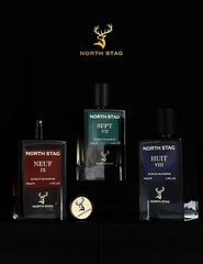 North Stag Huit VIII Extrait De Parfum 3.4 Fl.oz. Masculine Fragrance | Long Lasting | Party Wear