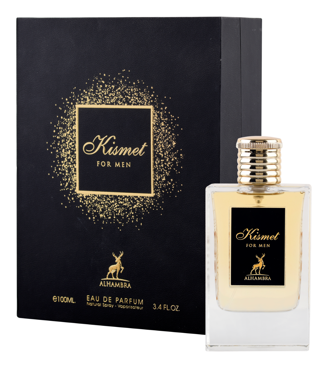 KISMET FOR MEN BY MAISON ALHAMBRA EAU DE PARFUM 100ML 3.4FL.OZ.