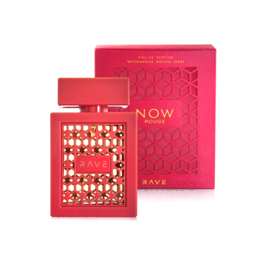 Rave Now Rouge Eau De Parfum 100ml 3.4 Fl.oz. Unisex Fragrance | Long Lasting