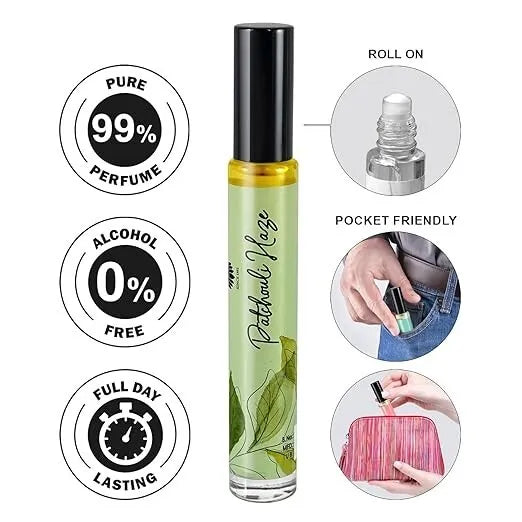 Ajmal Artisan Patchouli Haze Long-lasting Concentrated Perfume Roll-on 10ml 0.3 Fl.oz. | For Men & Women