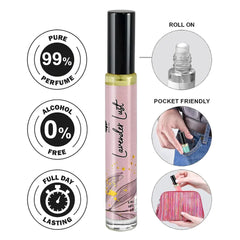 Ajaml Artisan Lavender Lust Long-lasting Concentrated Perfume Roll-on 10ml 0.3 Fl.oz. | Gift For Women