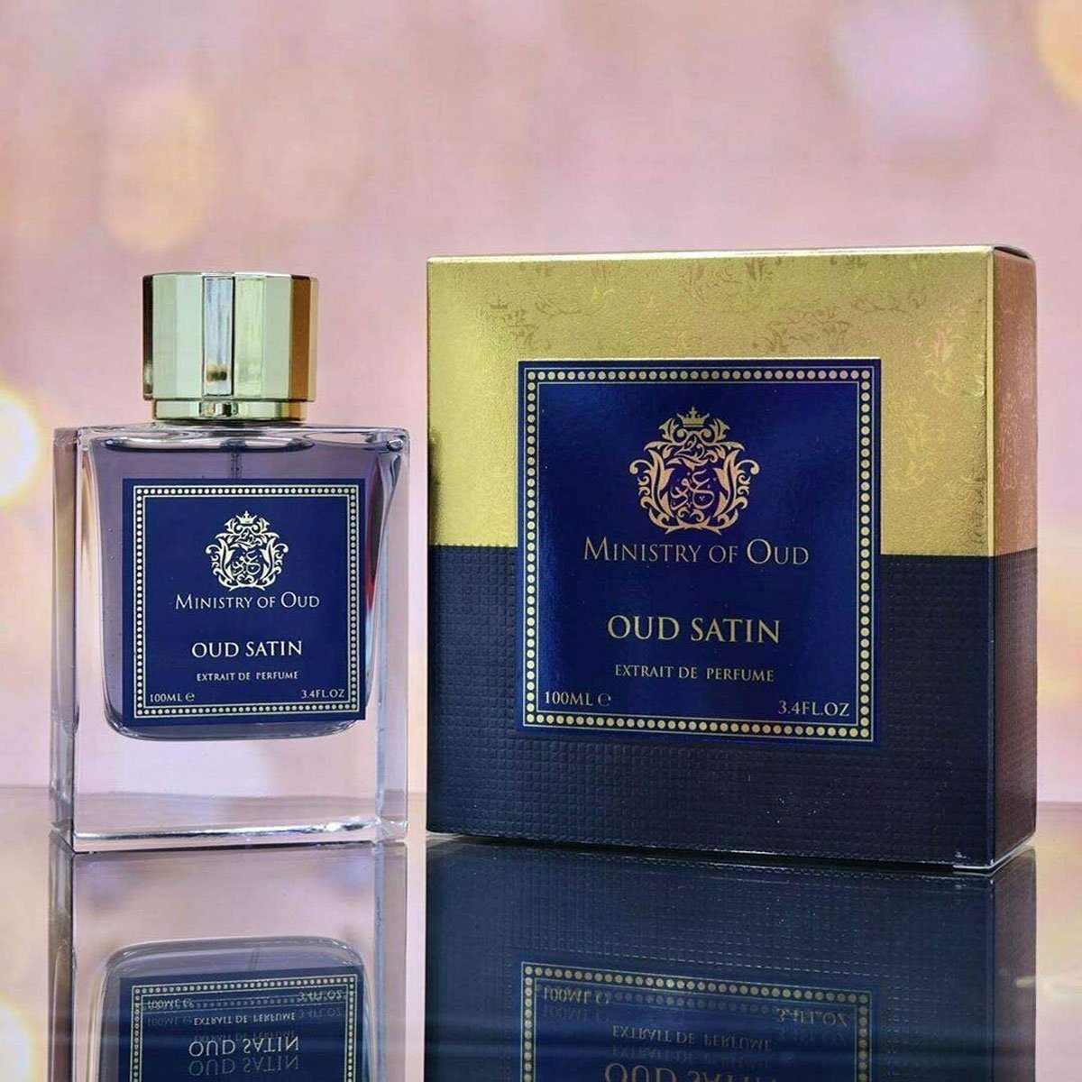 Ministry Of Oud - Oud Satin Extrait De Perfume 100ml 3.4 Fl.oz. Unisex Fragrance | Long Lasting