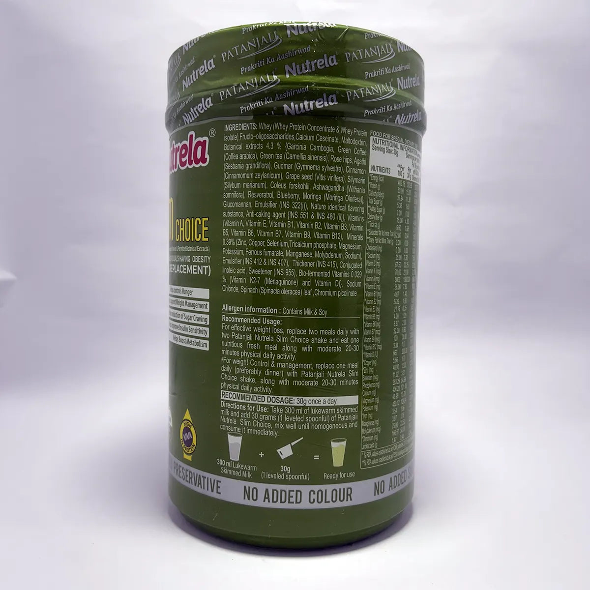 Patanjali Nutrela Slim Choice Powder, With Reduced Sugar Cravings, 500gm